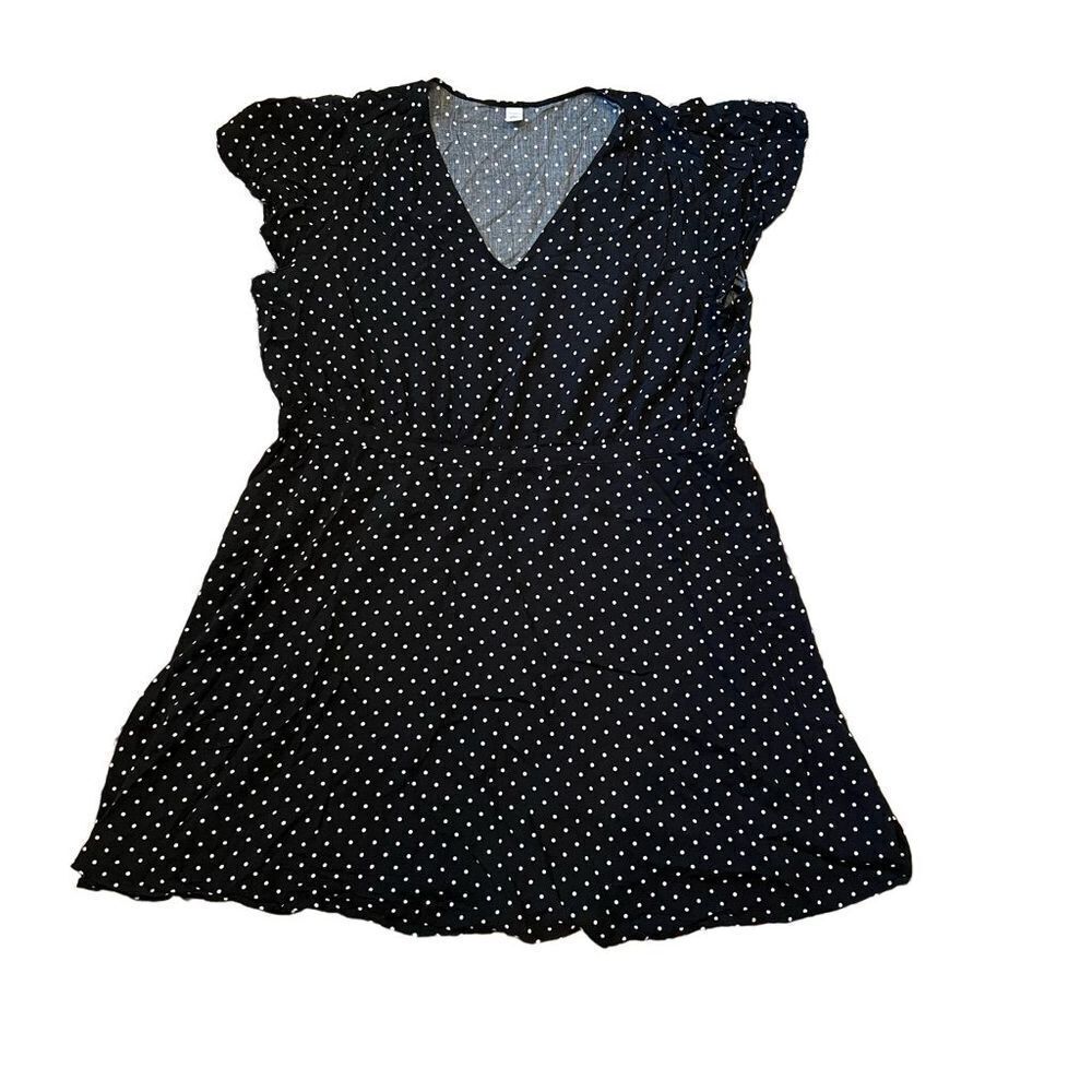 Old Navy XXL Flutter Sleeve Polka Dot Dress